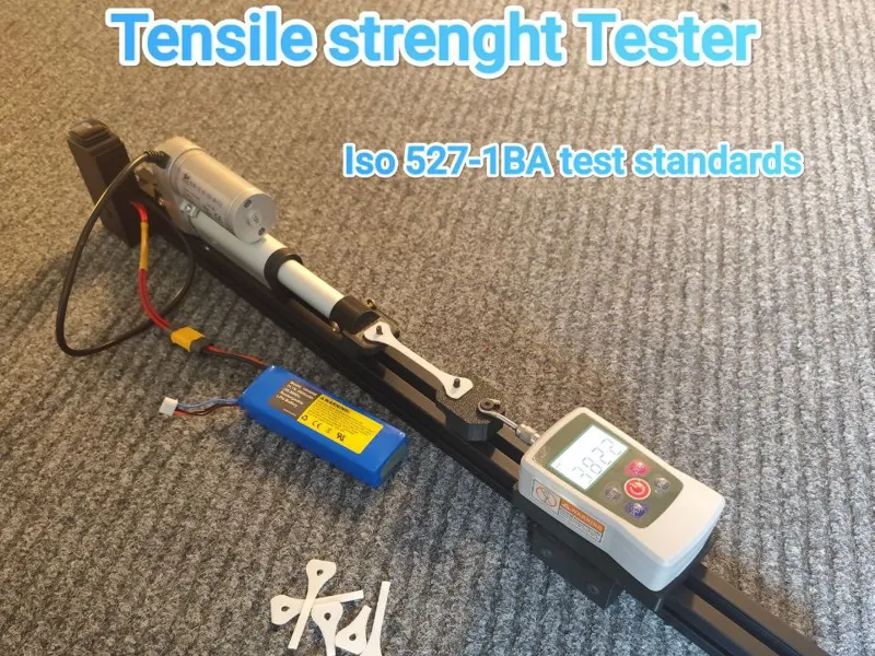 Tensile strenght testrig