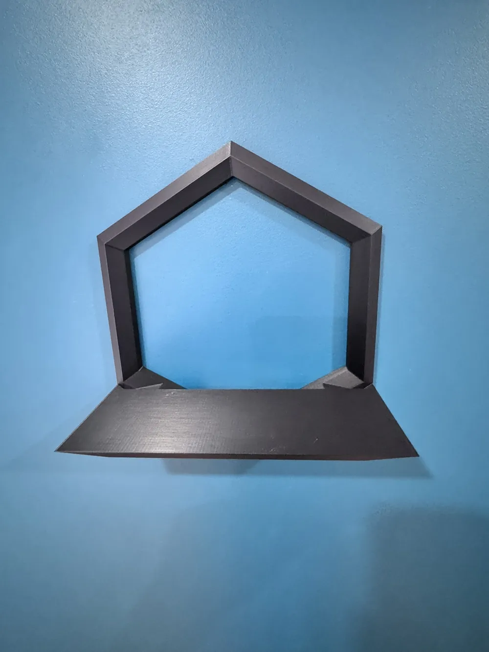 0.16mm hexagonal decorative wall shelf - Free 3D Print Model - MakerWorld