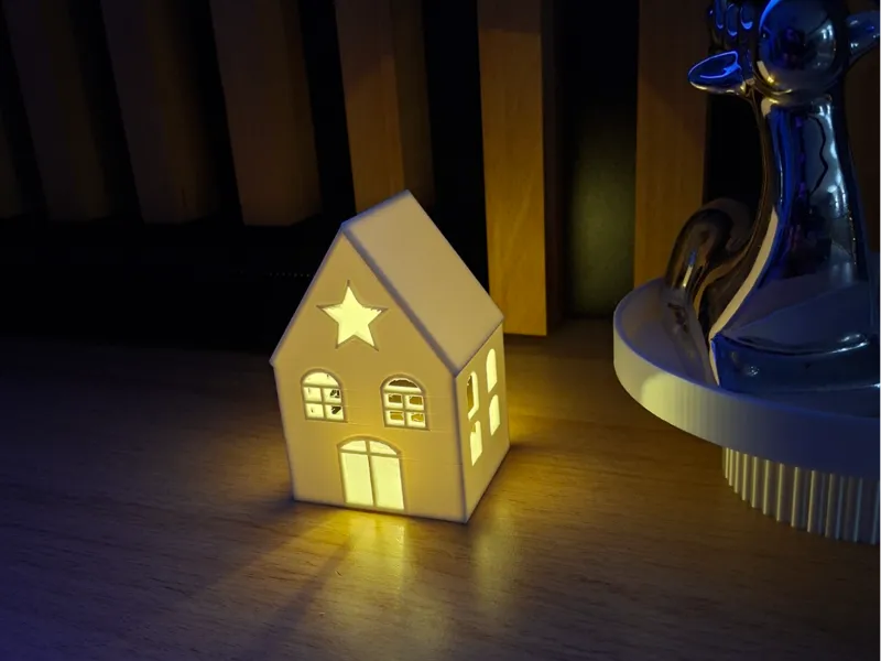 Glowing House