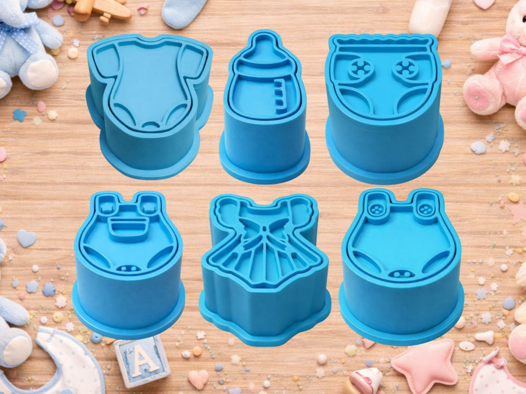 Kit De 6 Brigadeiro Ejector Forma – Baby Theme
