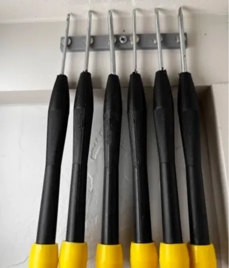 Magnetic screwdriver holder