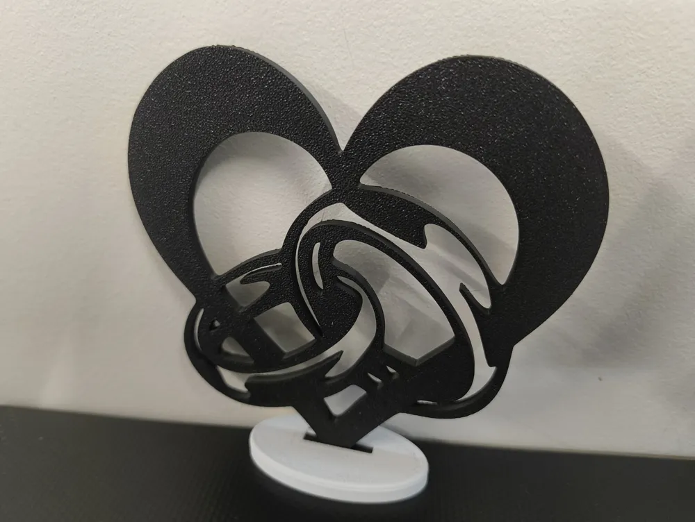 rings in heart - Free 3D Print Model - MakerWorld