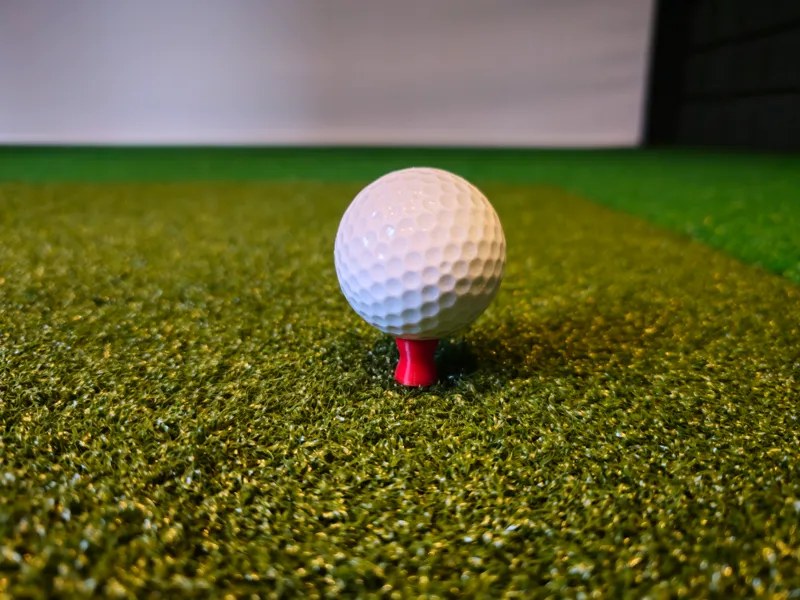 Red Golf Tee 32mm