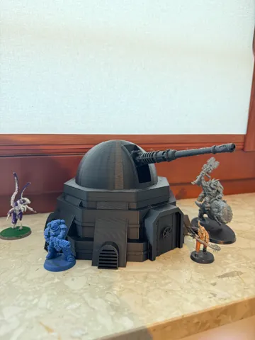 Escenografía en miniatura: Wargaming terrain - Large Planet defence Cannon — vista de referencia 2