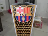 Scudo Barcellona multicolore per skin frontale PS5
