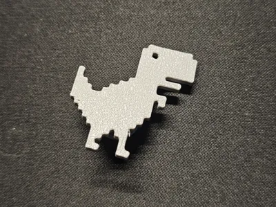 Jibbitz Chrome Dinossaur