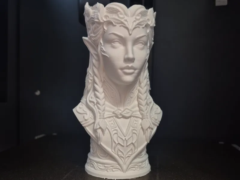 Mythical Elf Bust Planter (Drainage Included)