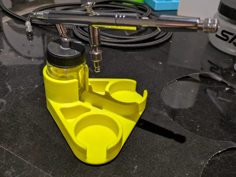 Suction feed Airbrush Stand