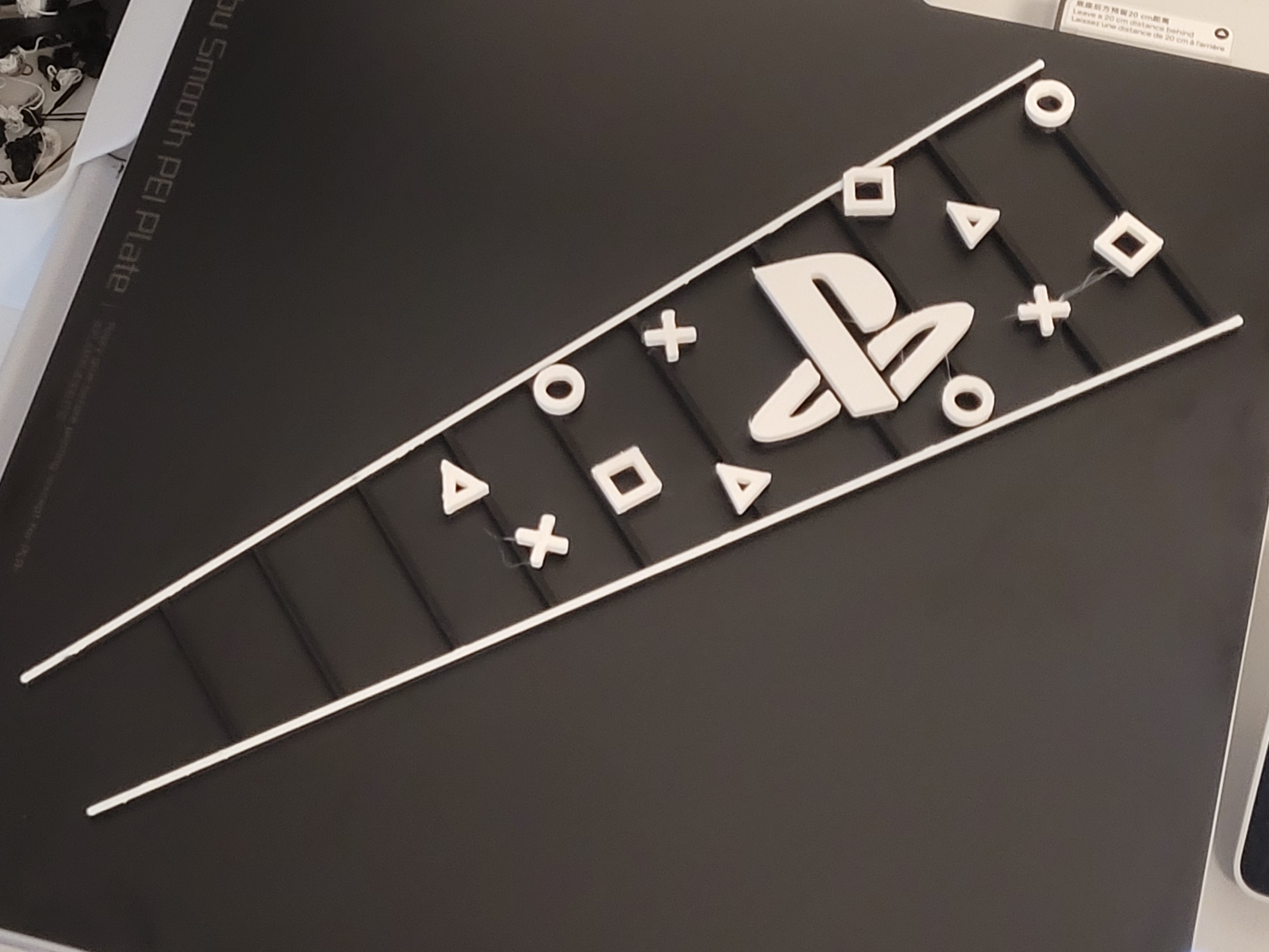 Miniatura 3 do modelo 3D Horizontal PS5 Logo Insert