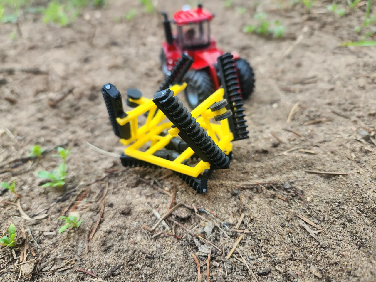 1/64 Folding Tandem Disk Harrow view 4