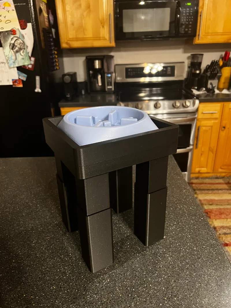 Dog Food Bowl Stand