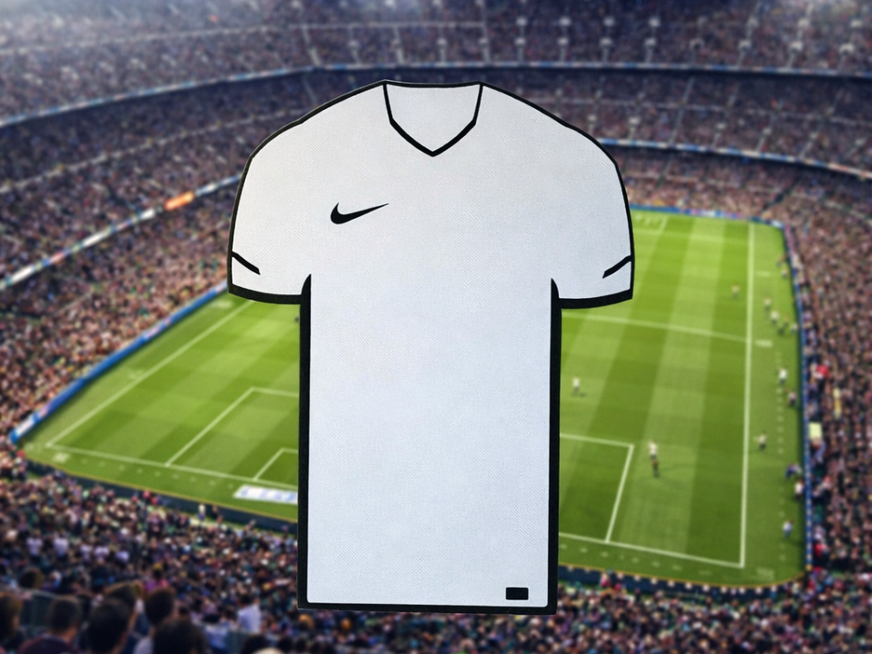 Nike football shirt with custom name and number