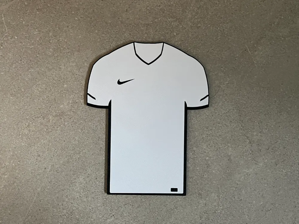 Nike football shirt with custom name and number - Free 3D Print Model ...