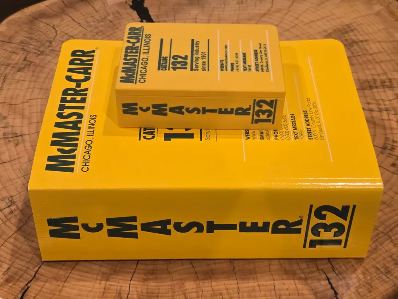 McMASTER catalog box