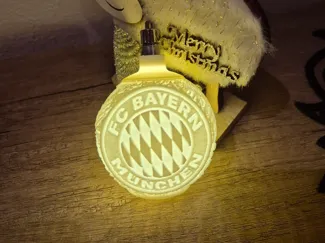FC Bayern München Weihnachtskugel 2024