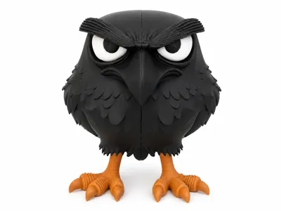 Grumpy Crow
