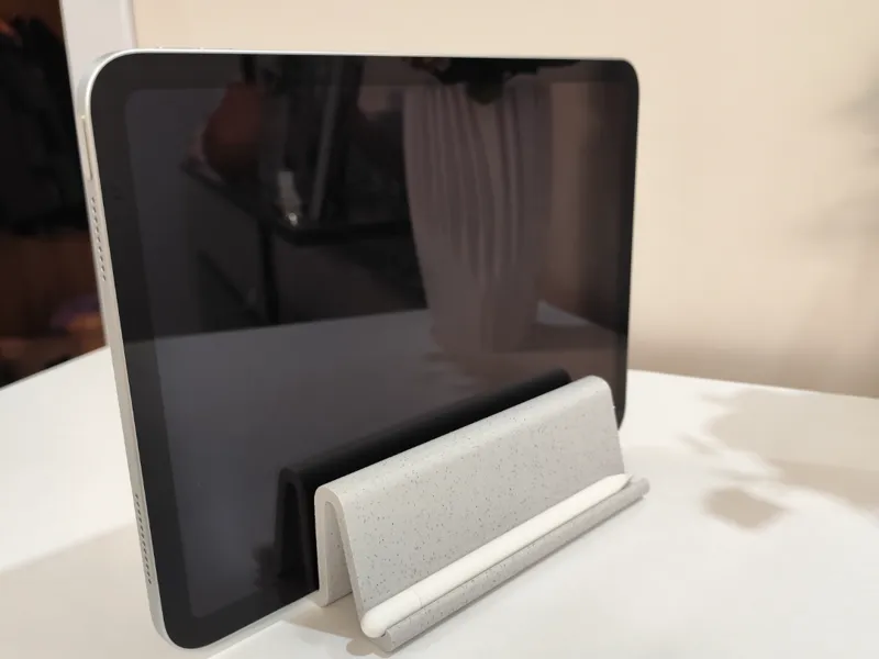 Double Tablet & Phone Stand with Stylus Holder 
