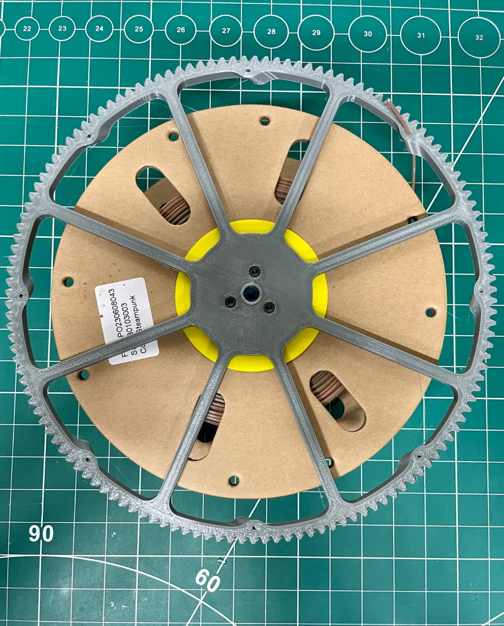 Python AMS Large spool gear remix - 8 Spoke Remixed by GuyH77 - MakerWorld