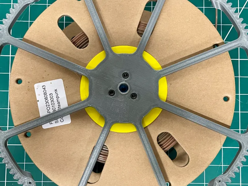 Python AMS Large spool gear remix - 8 Spoke