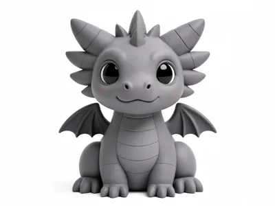 Cute baby dragon