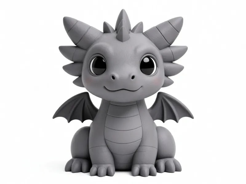 Cute baby dragon