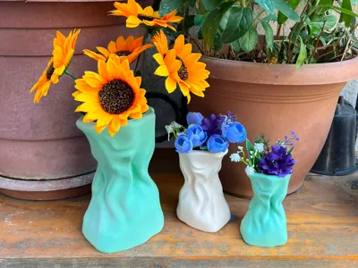 Table vase-style planter (flowerless) / Saksı Vazo