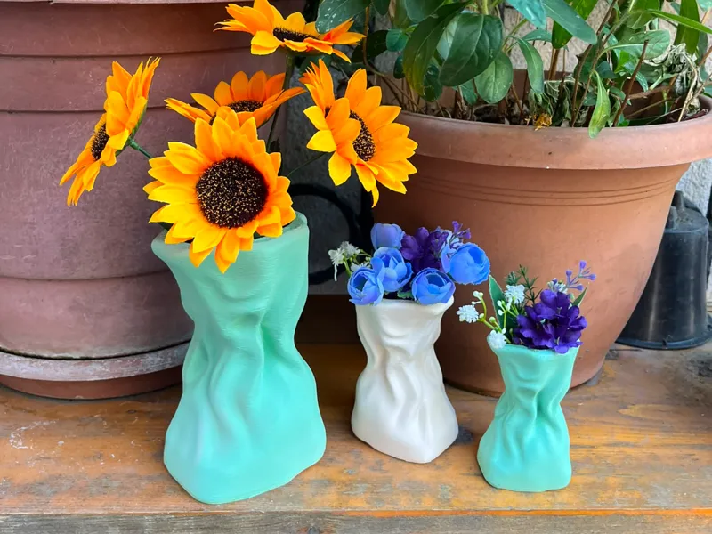 Table vase-style planter (flowerless) / Saksı Vazo