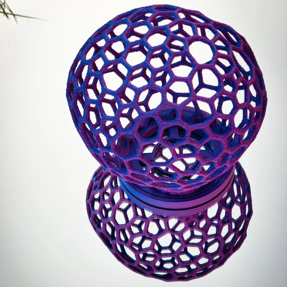 Fungi Lamp.01.Clathrus caeruleus by Dedalo 3D - MakerWorld