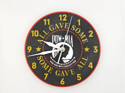 POW-MIA * ALL GAVE SOME * SOME GAVE ALL* Clock