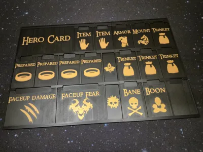 LOTR Journeys in Middle-Earth player board