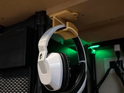 Under Desk Headphone Holder 