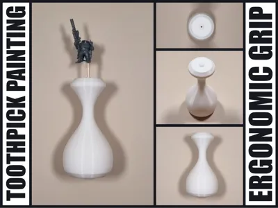 Toothpick Painting Ergonomic Grip Painting Handle