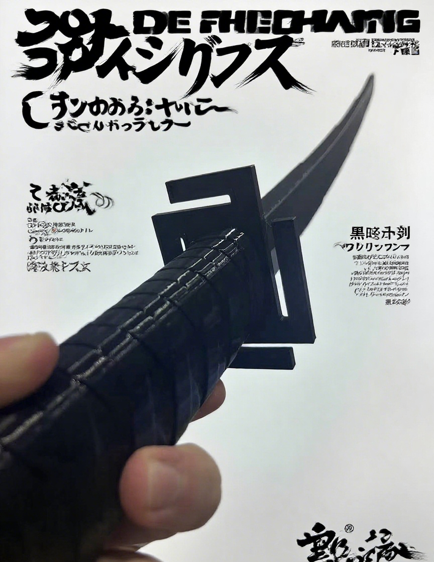 Miniatura 1 do modelo 3D 天锁斩月武士刀