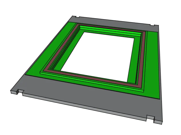 molde de silicone 207x164
