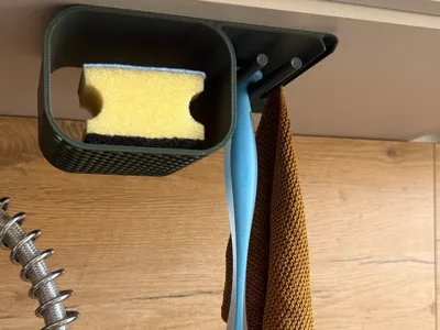 Sink Sponge & Brush Organizer