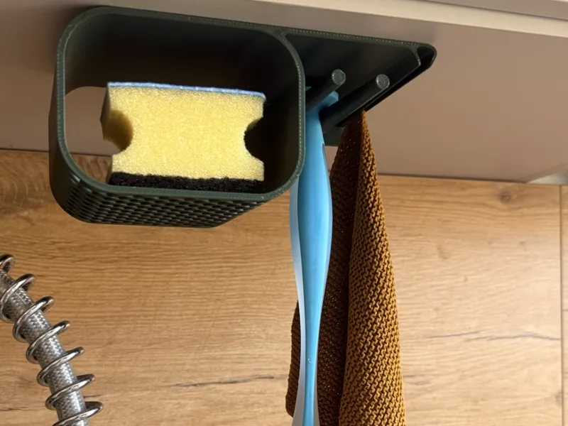 Sink Sponge & Brush Organizer