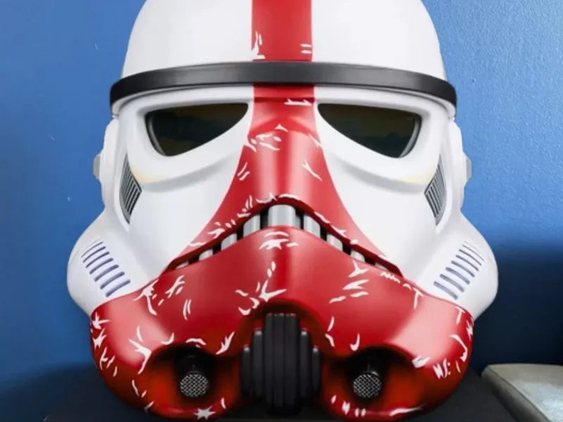Star Wars Incinerator Trooper BS helmet stand