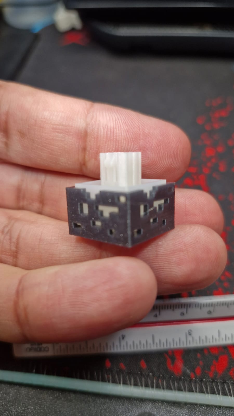 Miniatura 2 do modelo 3D Minecraft Keyboard Cap