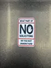 Small sign to put above your doorbell