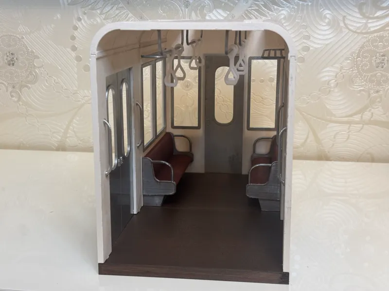 Subway Train Wagon Diorama 1/12 Scale