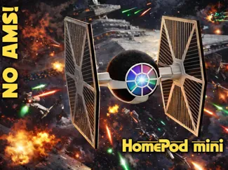 HomePod mini TIE Fighter Stand