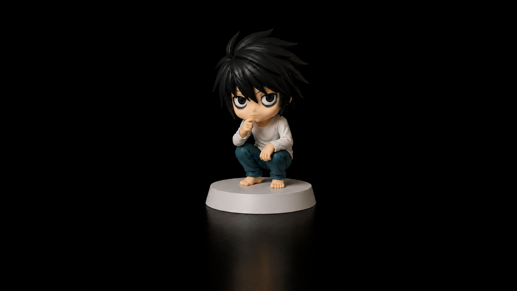 Miniatura 2 do modelo 3D L Death Note chibi