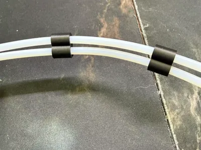PTFE/Teflon Tube Clip (for two tubes)