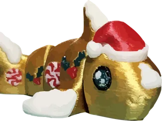 Christmas Shark fidget