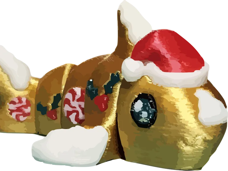 Christmas Shark fidget