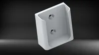 !holder with 2 screw holes! 0.2mm layer, 3 walls, 10% infill