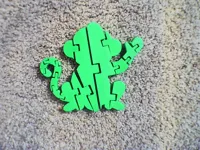 0.2mm layer, 2 walls, 15% infill without words
