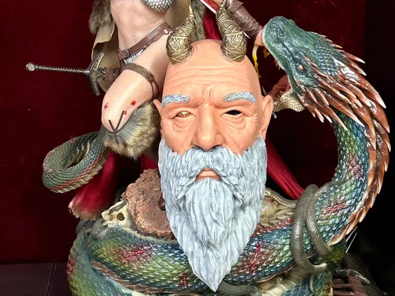 Kratos God of War - Mimir's head