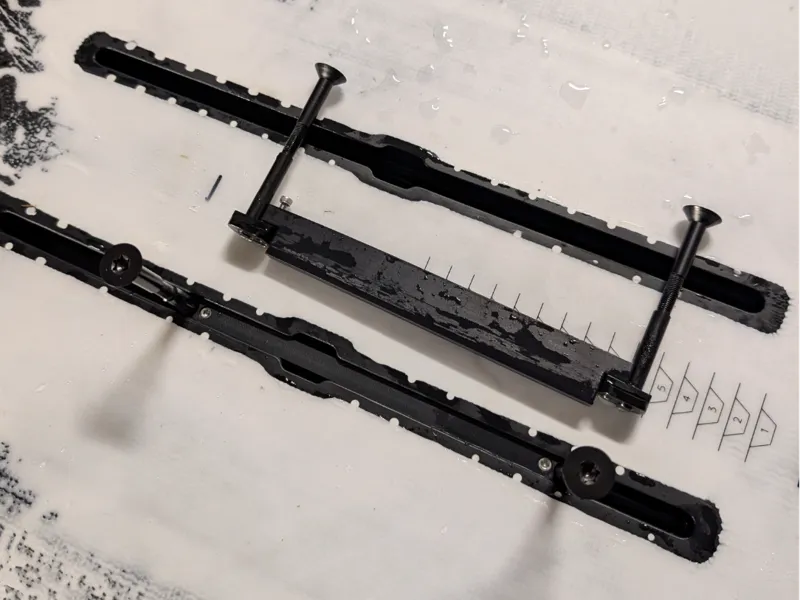 Foil drive track spacer 