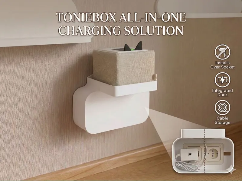 Toniebox All-in-One Station(No-Drill Installation)